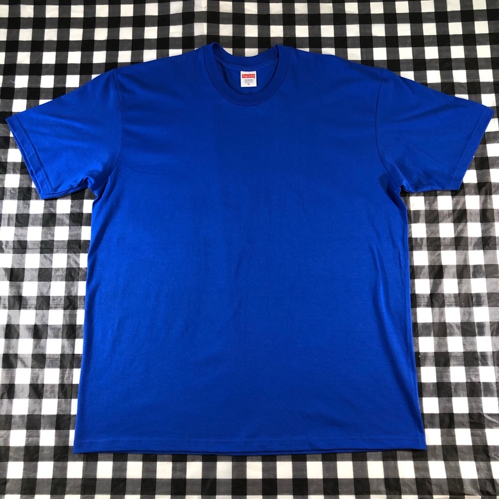Supreme Kmart 2017 Blank Blue T Shirt
